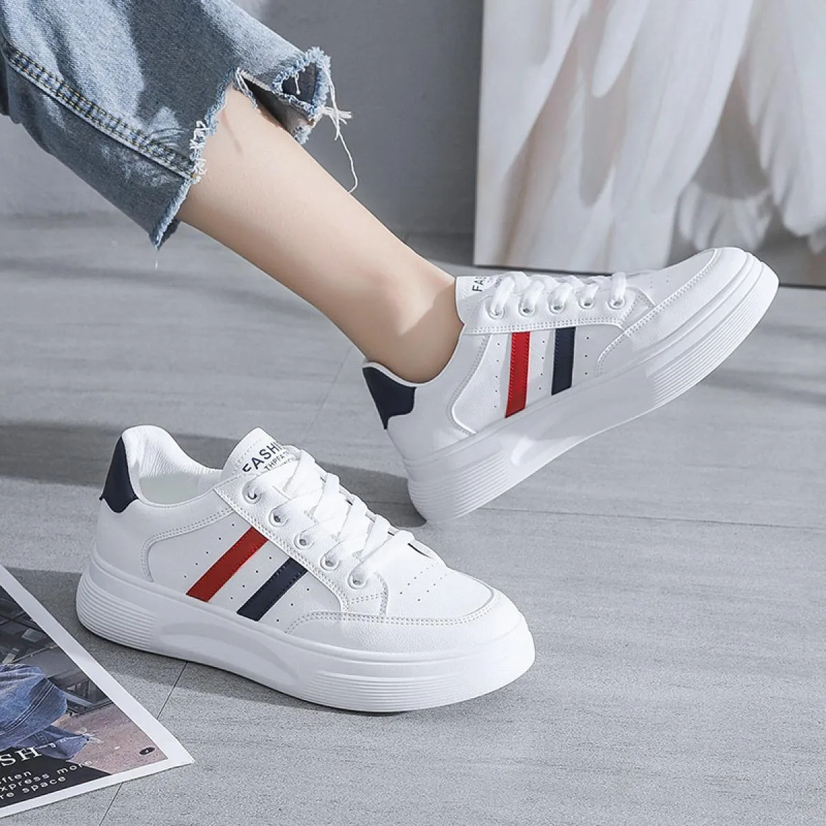 Scarpe da donna Scarpe da ginnastica con plateau Scarpe da ginnastica Scarpe da ginnastica da donna Scarpe da ginnastica di luss