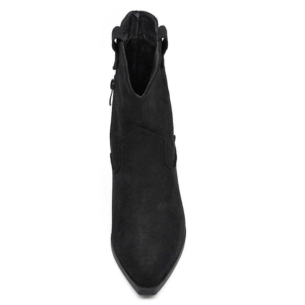 Scarpe Stivaletti Texani Camperos Cowboy Cowgirl Da donna Camoscio Western MP633