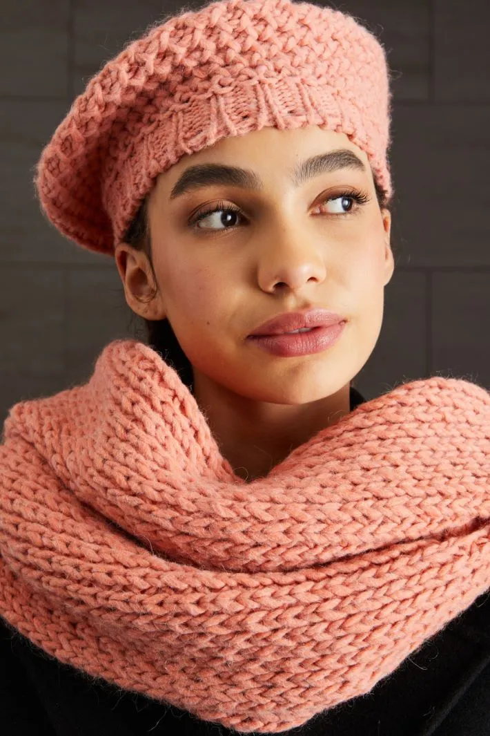 Sciarpa in alpaca e lana