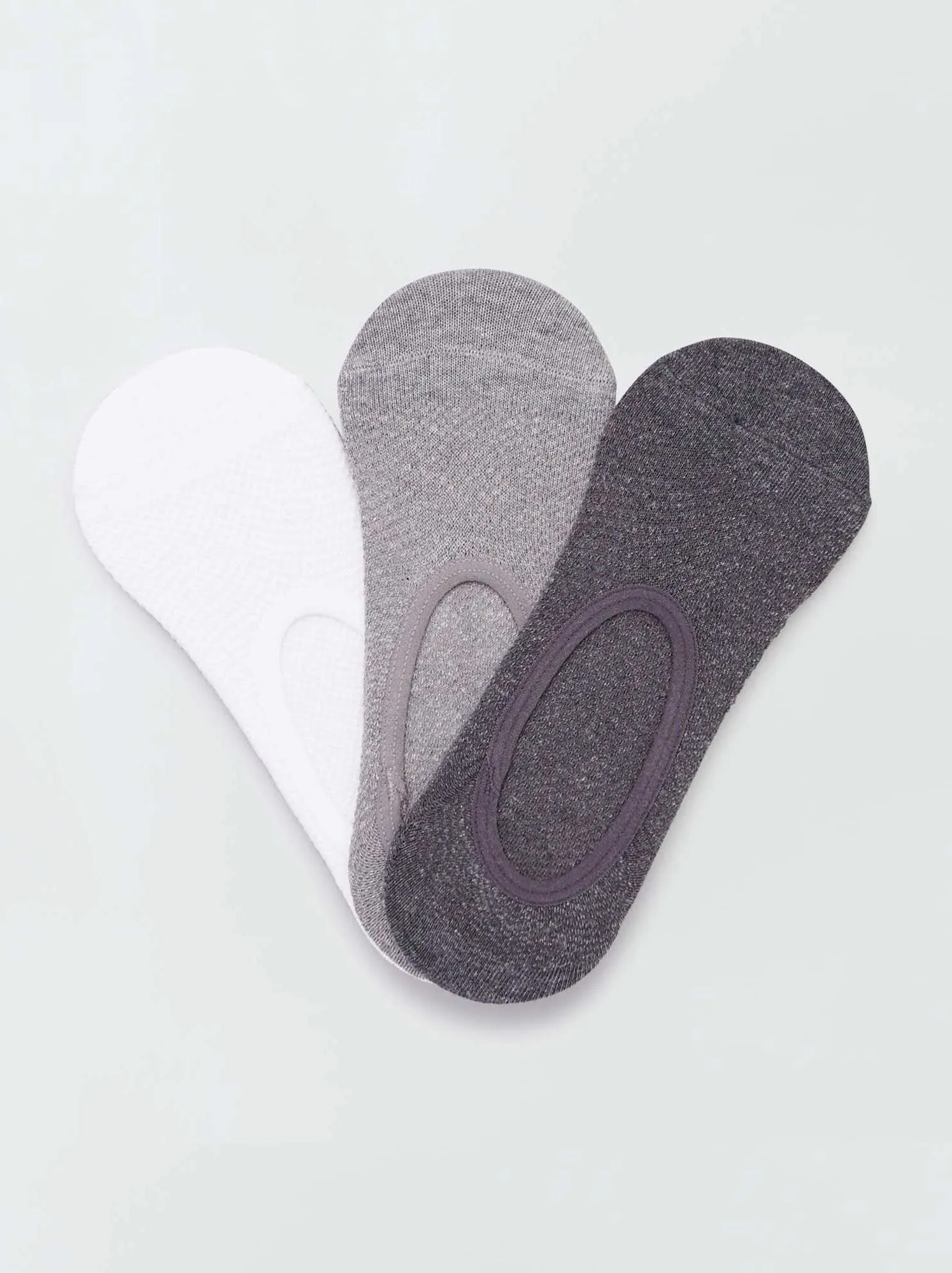 Set 3 paia fantasmini - grigio