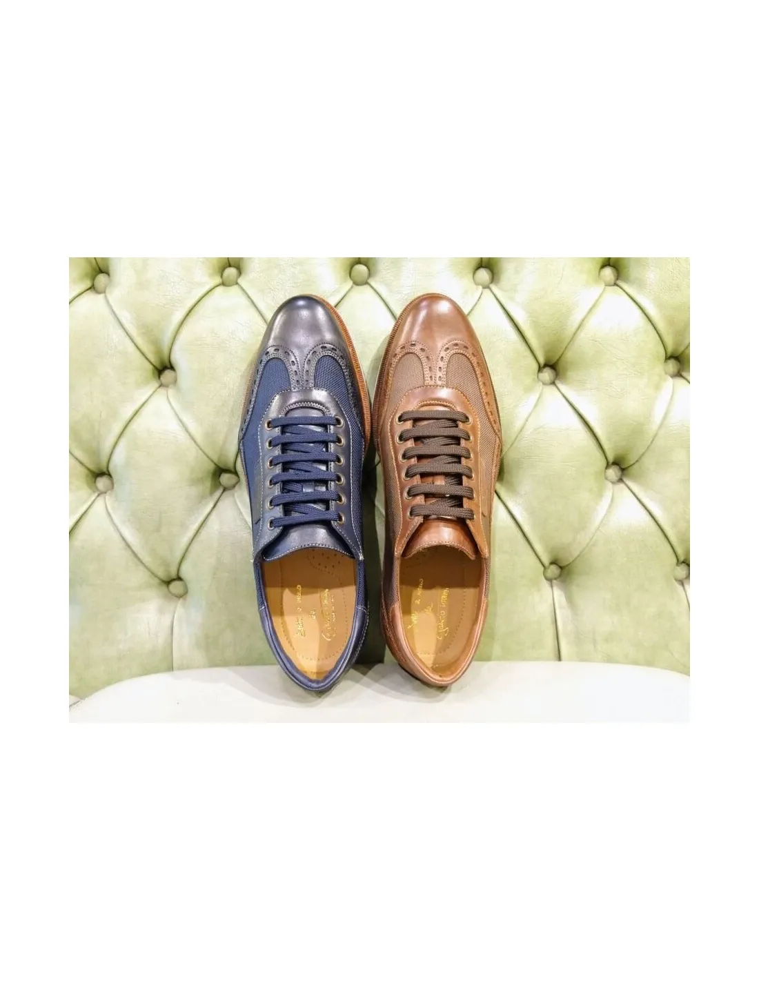 Sneakers artigianali da uomo