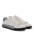 Sneakers Bikkembergs EXTRALIGHT in microfibra bianco e nero