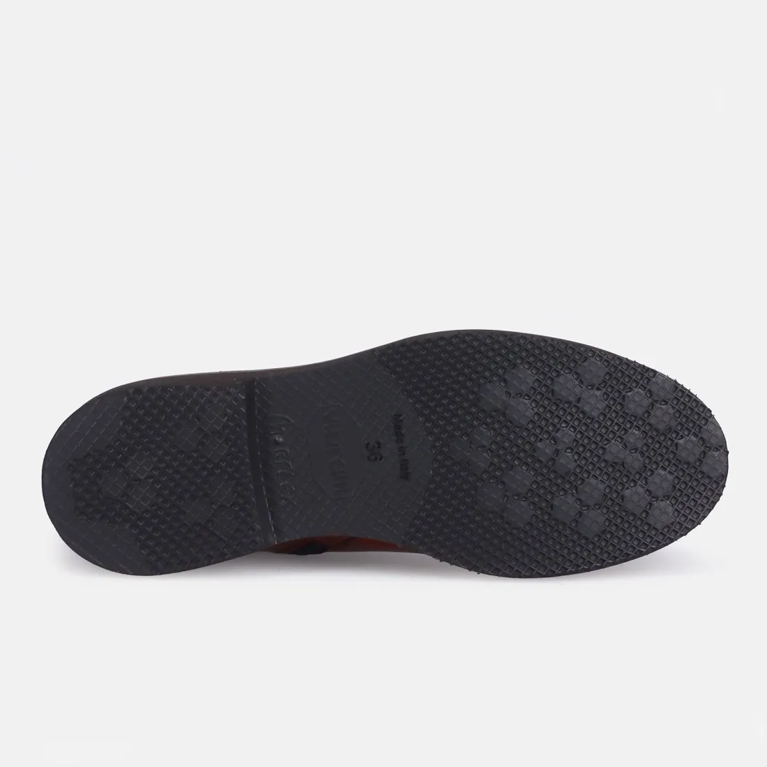 Stivaletto Chelsea da donna Sangiorgio in pelle color cuoio