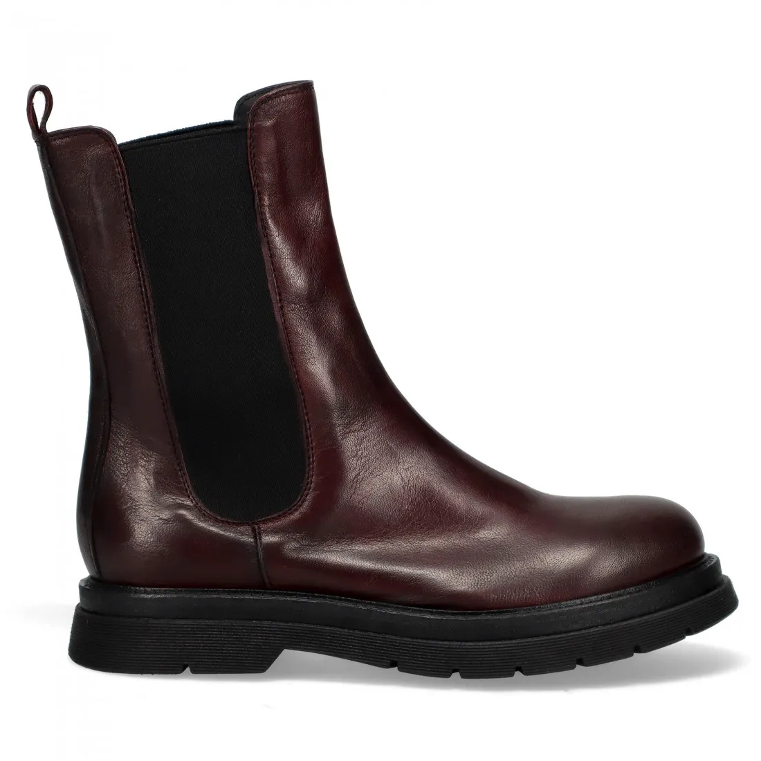 Stivaletto Chelsea da donna Vicolo 8 bordeaux in pelle