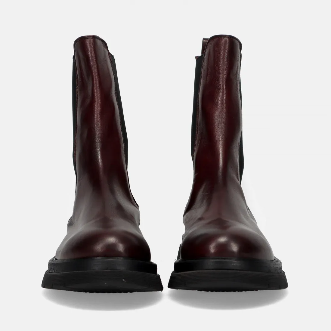 Stivaletto Chelsea da donna Vicolo 8 bordeaux in pelle