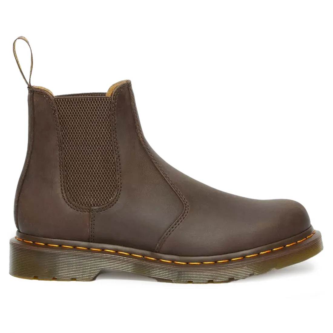 Stivaletto Chelsea Dr. Martens 2976 in pelle Crazy Horse marrone