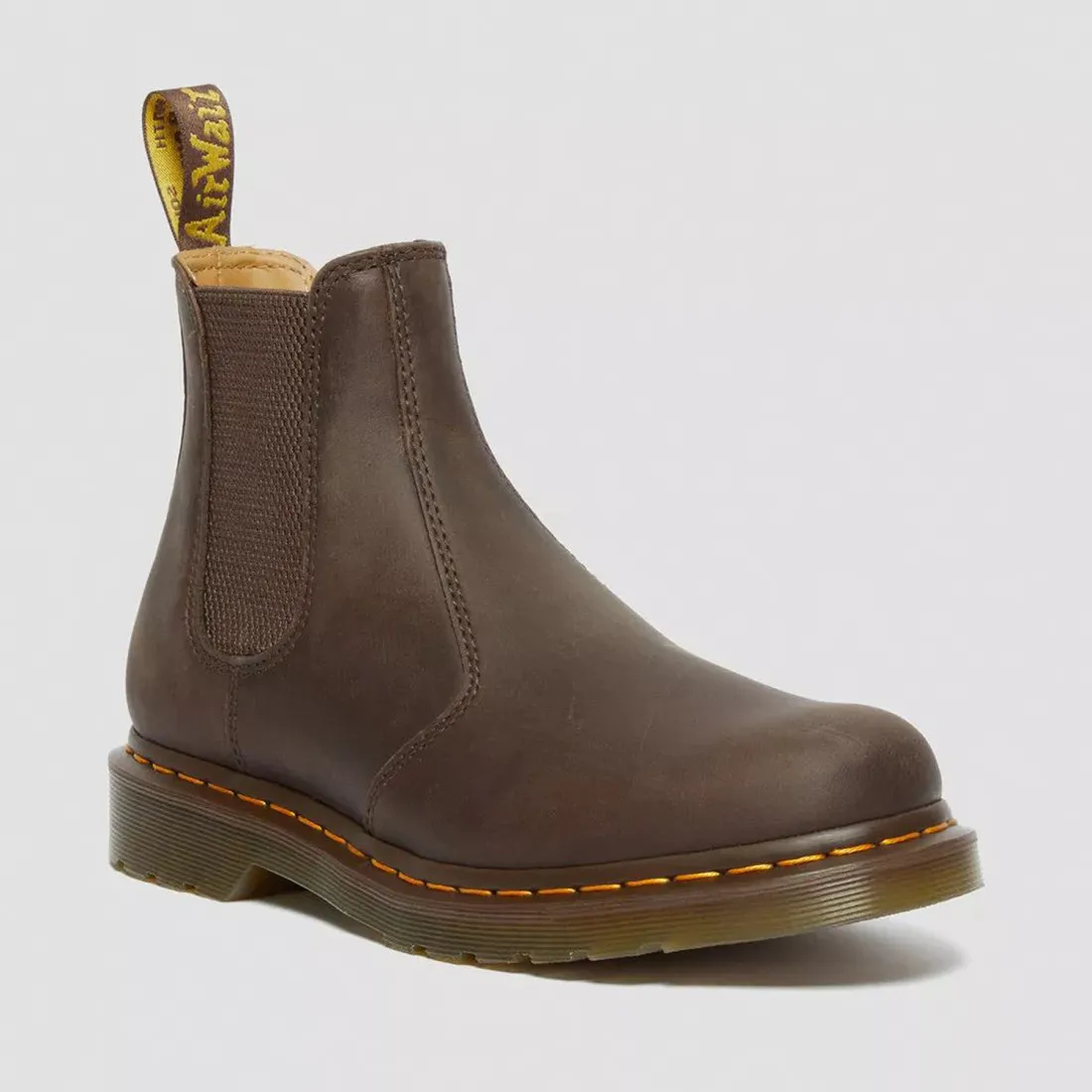 Stivaletto Chelsea Dr. Martens 2976 in pelle Crazy Horse marrone
