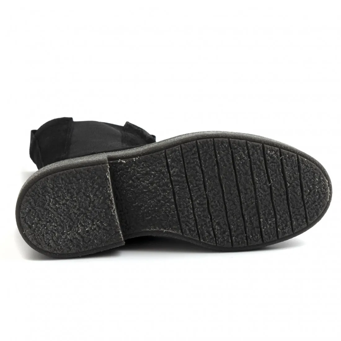 Stivaletto chelsea Les Tulipes nero in camoscio