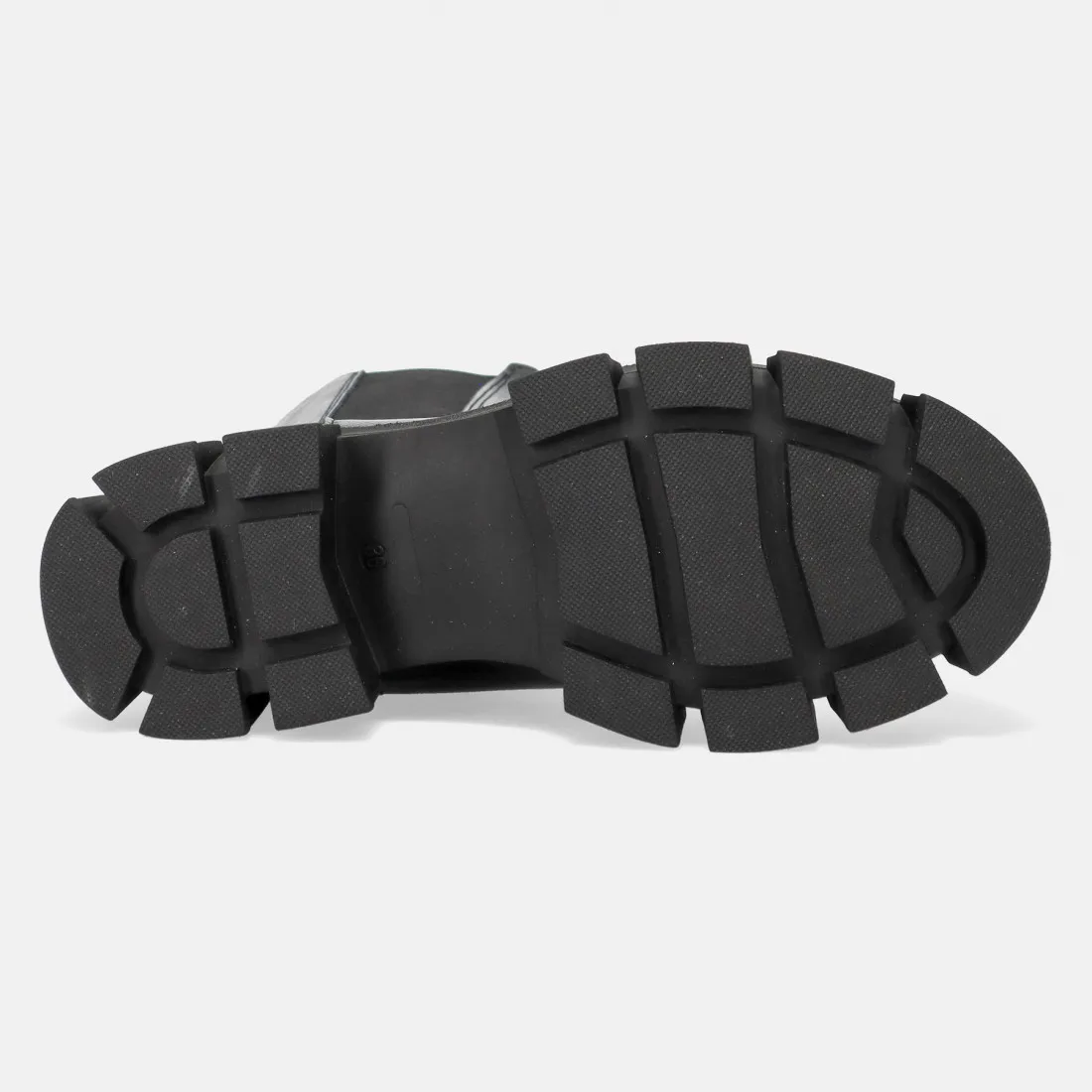 Stivaletto chelsea Les Tulipes nero in pelle naplak lucida