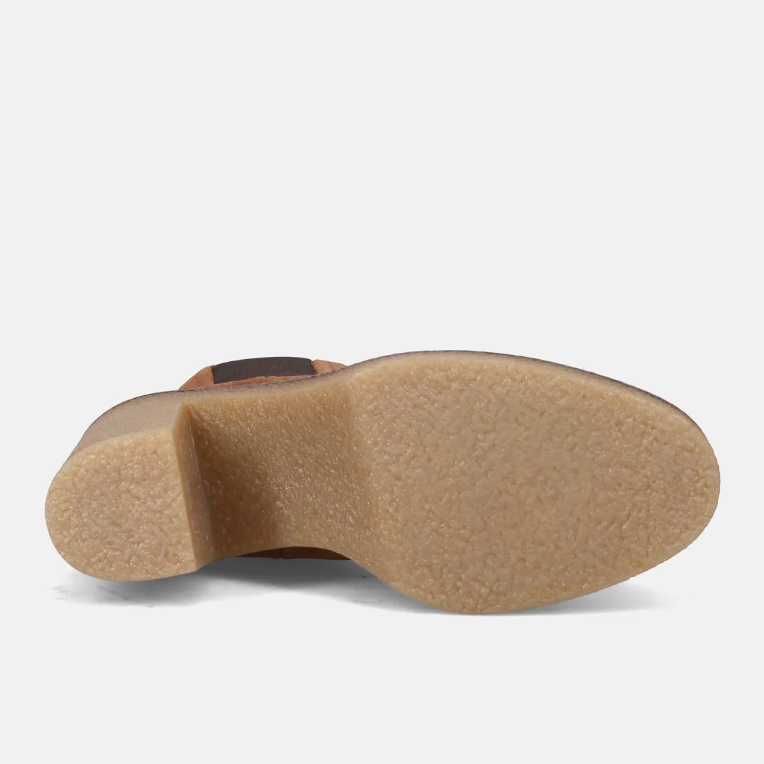 Stivaletto Triver Flight in camoscio marrone con tacco in para