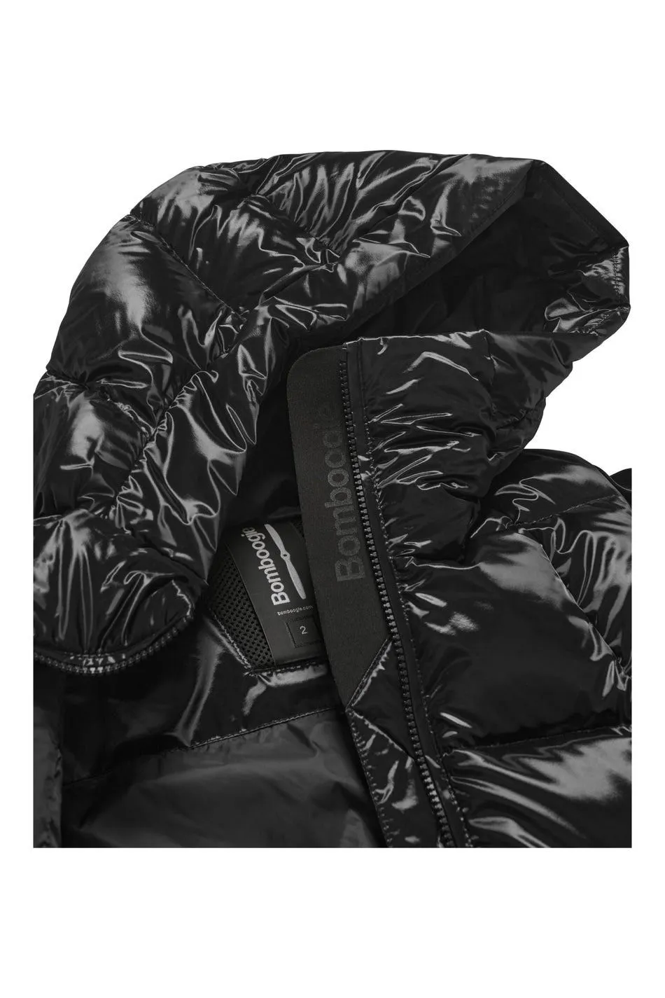 Stockholm jacket - piumino in tessuto brillante bomboogie