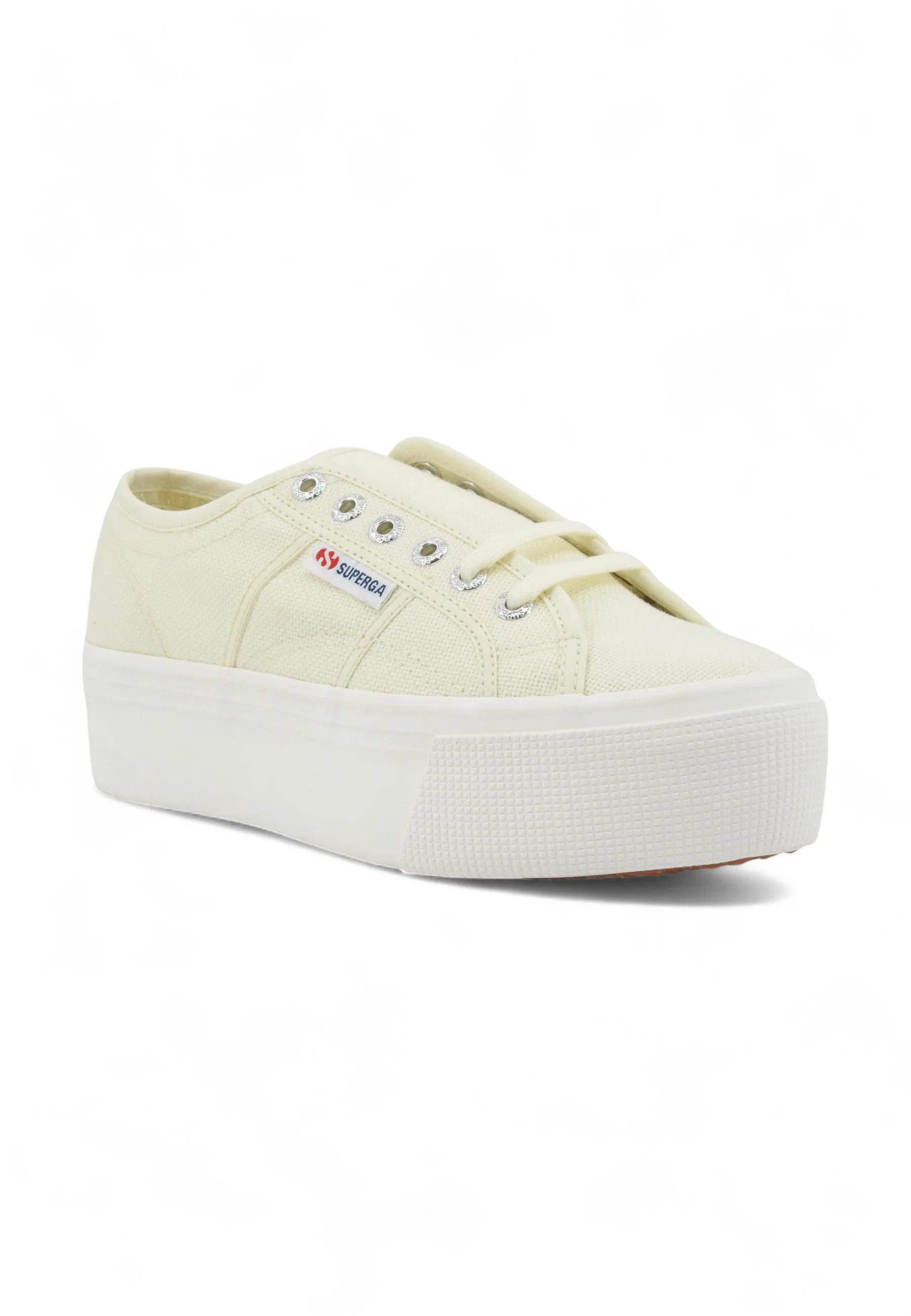 SUPERGA 2790 Platform Sneaker Donna Beige Natural Avorio S9111LW