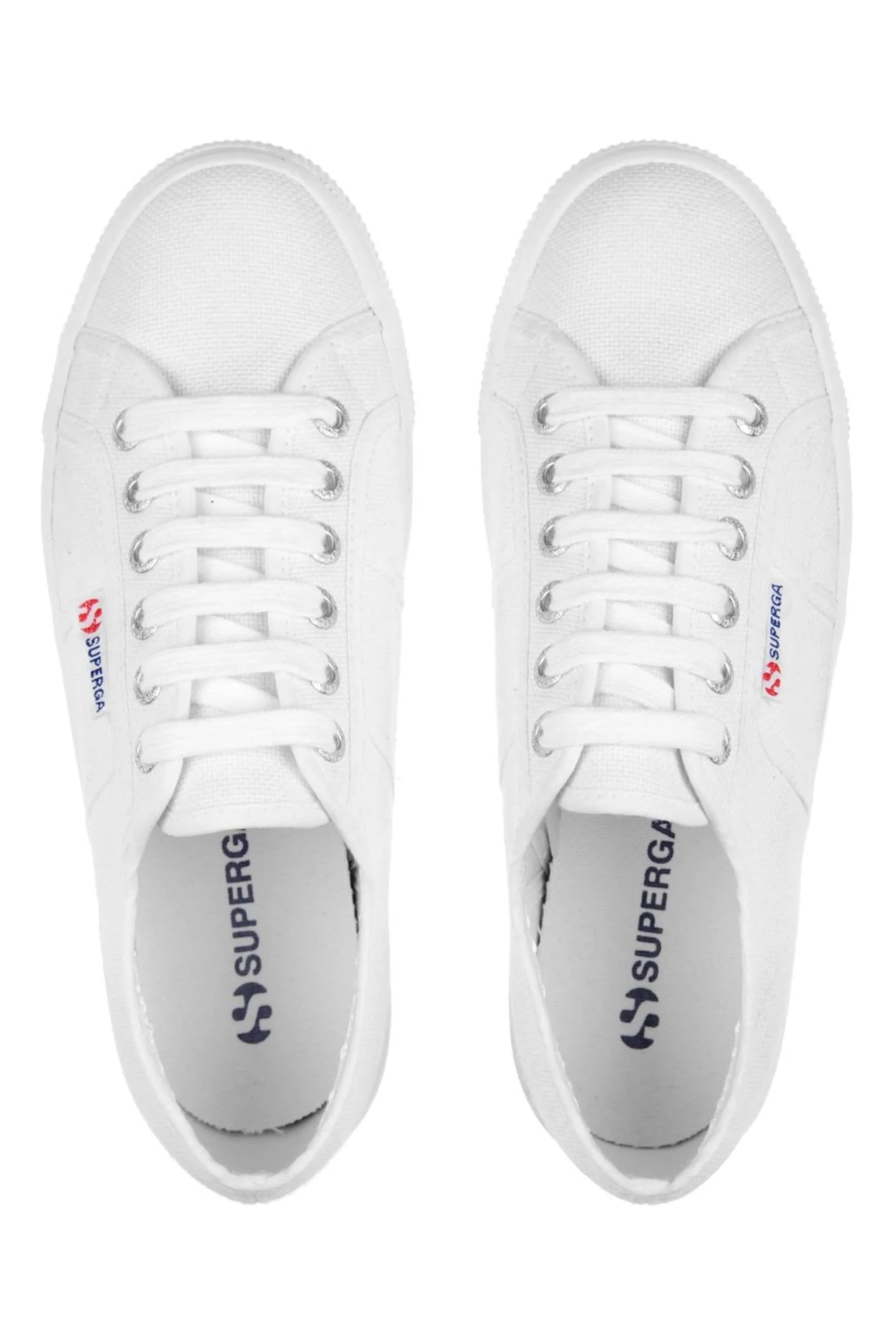 Superga Bianco - 2790 - Scarpe da ginnastica flatform in tela