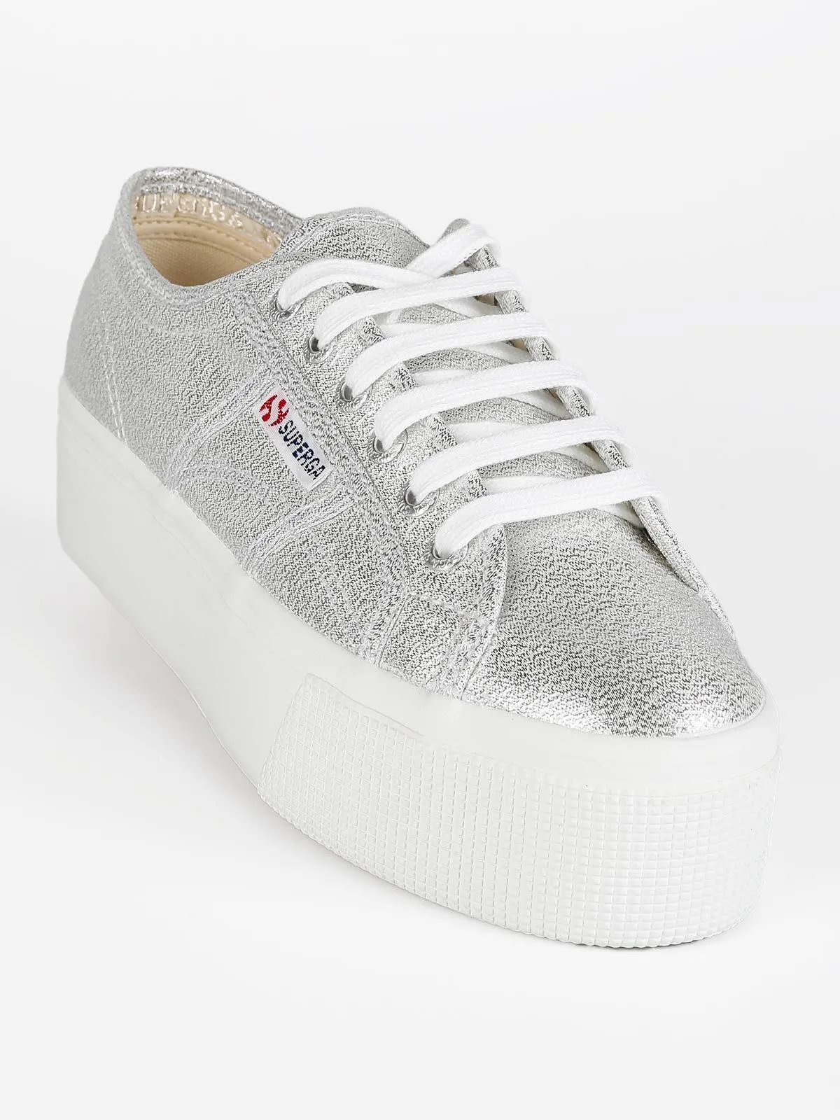 Superga Chaussures en toile femme avec plateforme  2790 LAME