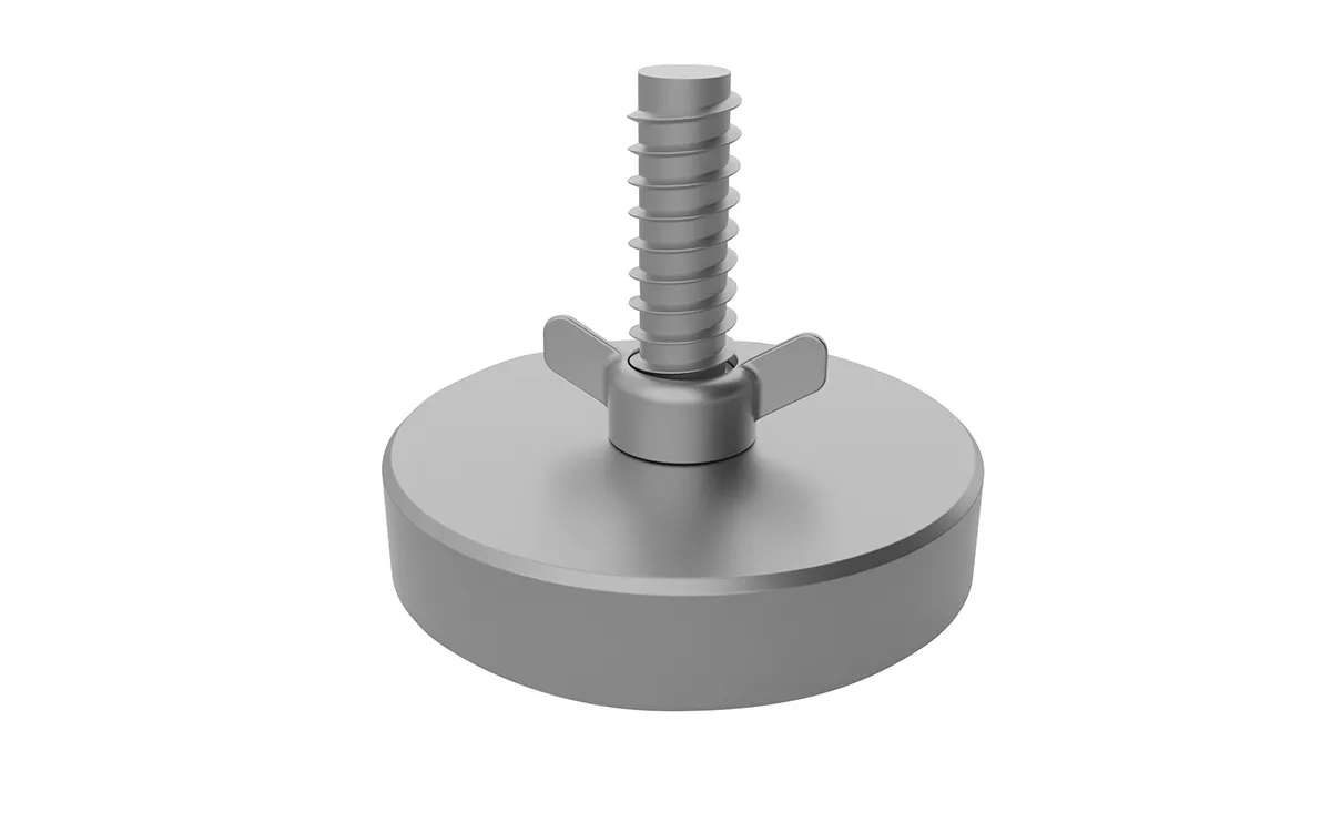 Supporto magnetico per lampade da lavoro Unilite, Ø 54mm, custodia in Acciaio
