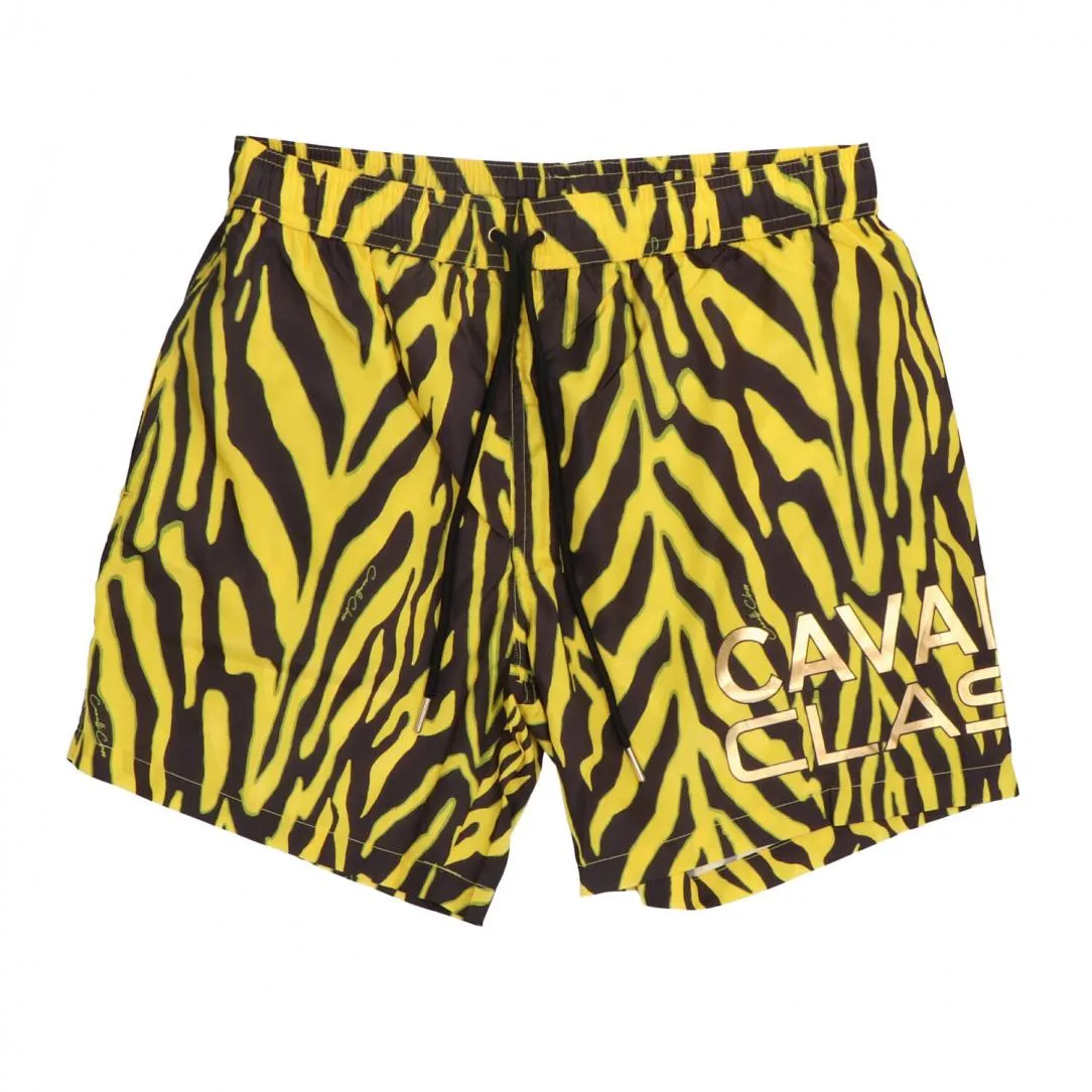 SWIMSUIT MEDIUM CAVALLI CLASS Nero Giallo