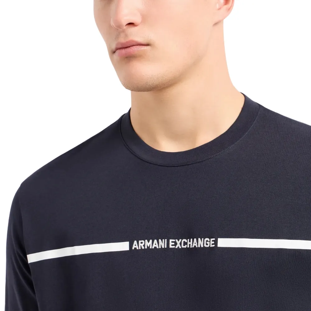 T-shirt Armani Exchange con strip logo