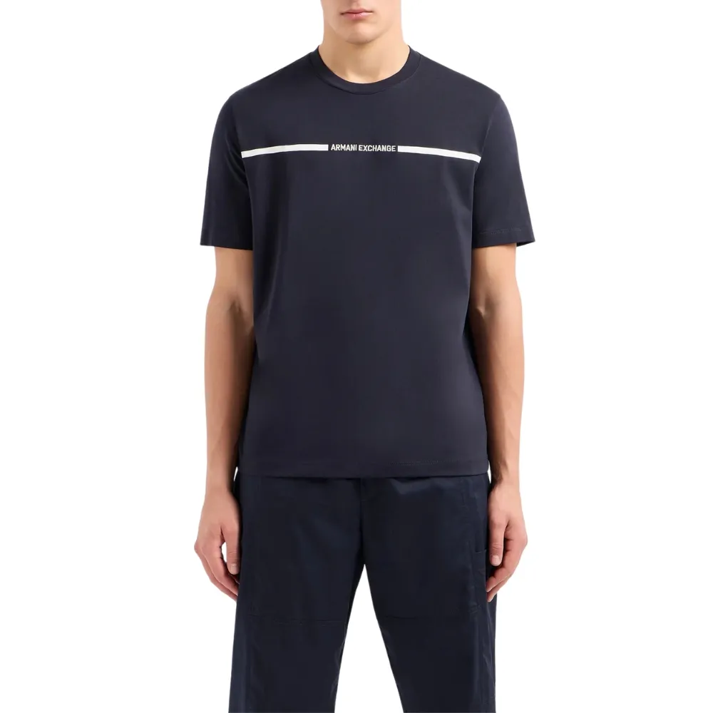 T-shirt Armani Exchange con strip logo