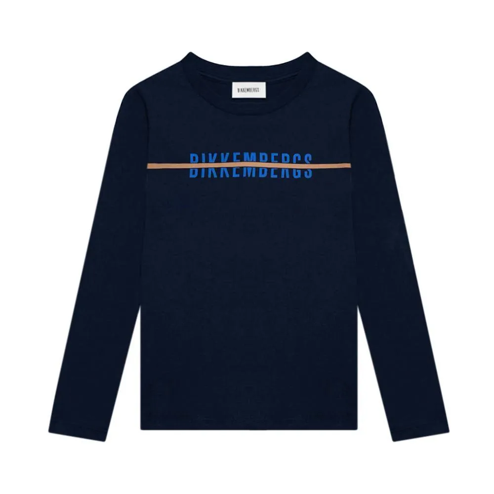  T-SHIRT BIKKEMBERGS. BLU 