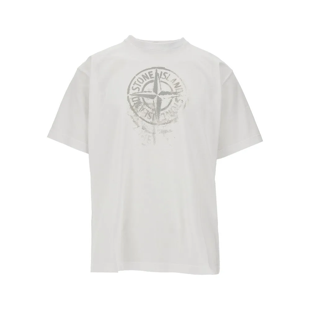 T-shirt con stampa logo