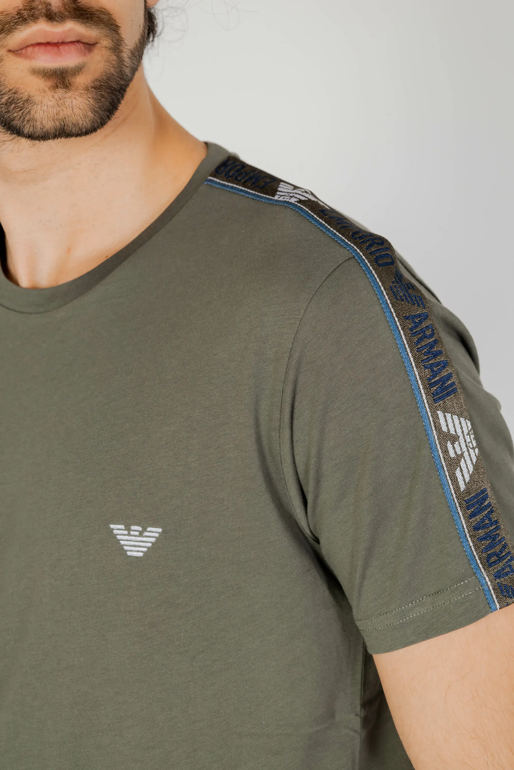 T-shirt Emporio Armani Underwear  Verde Oliva