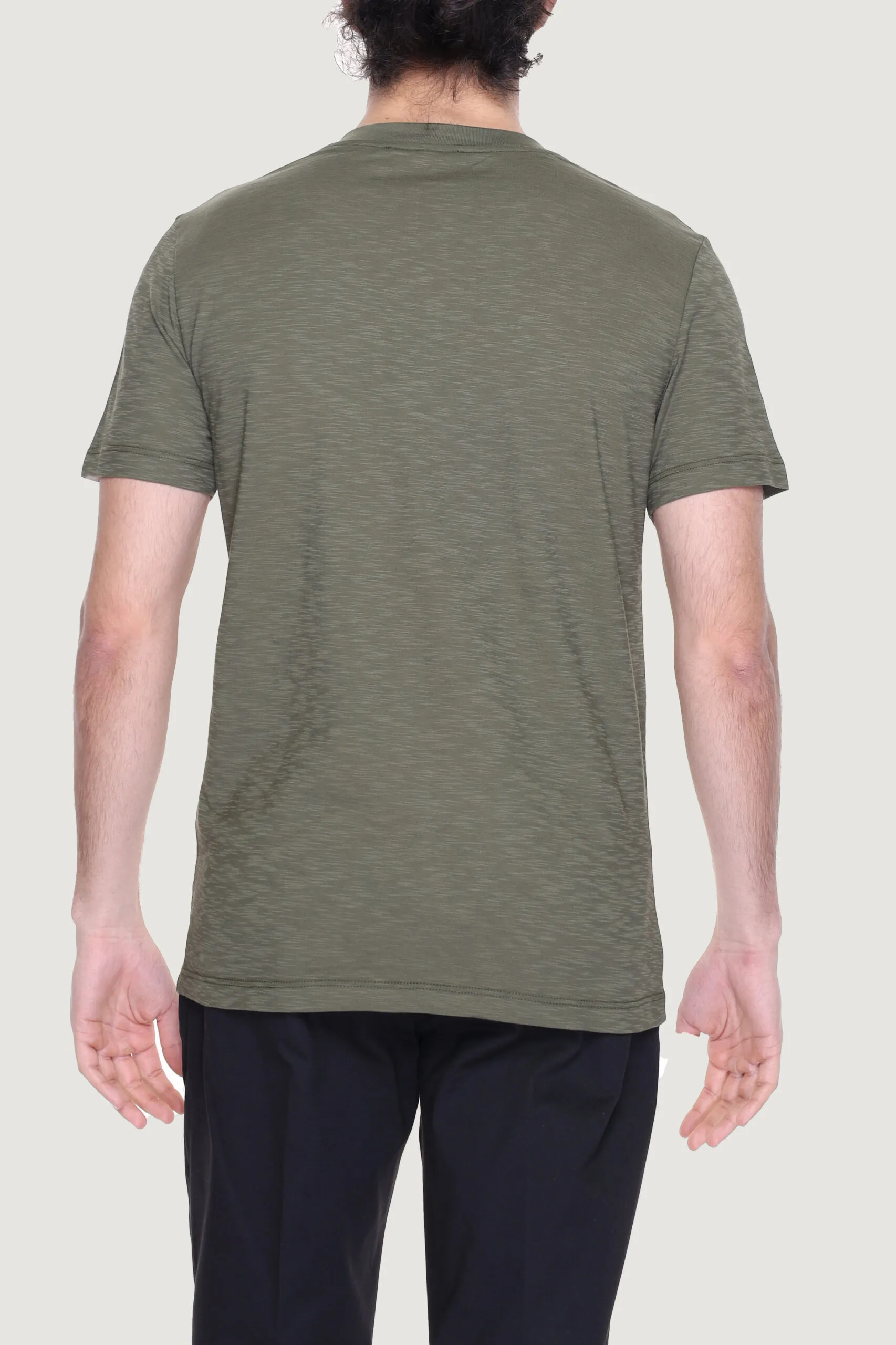 T-shirt Liu-jo SERAFINO MC FLAMESERA Verde Oliva