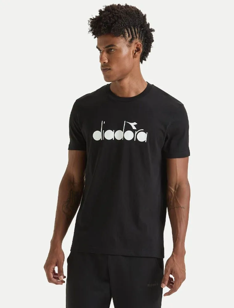 T-shirt Manica Corta Sportiva Diadora - Nero