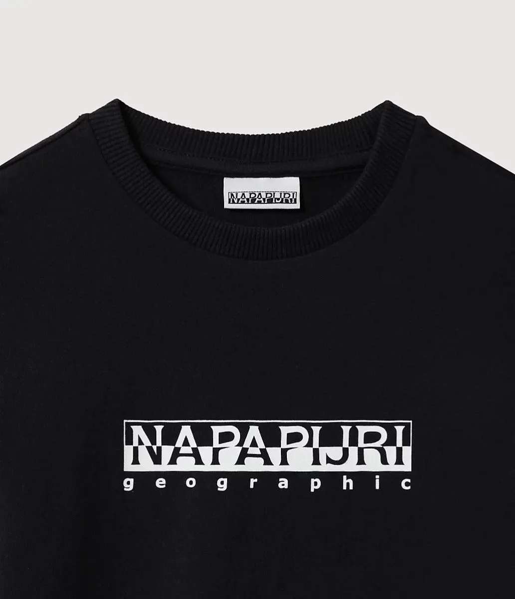 T-SHIRT Ragazzo NAPAPIJRI K S-BOX  SS - NP0A4FP5 041 BLACK