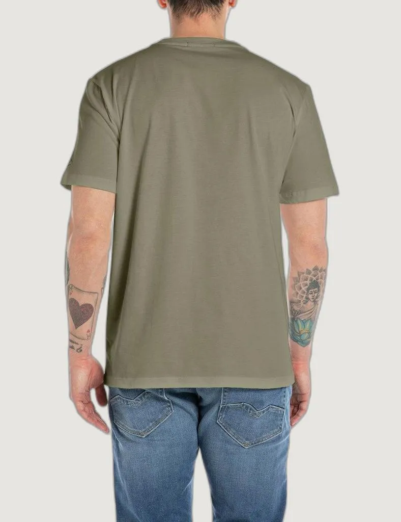 T-shirt Replay  Verde Oliva