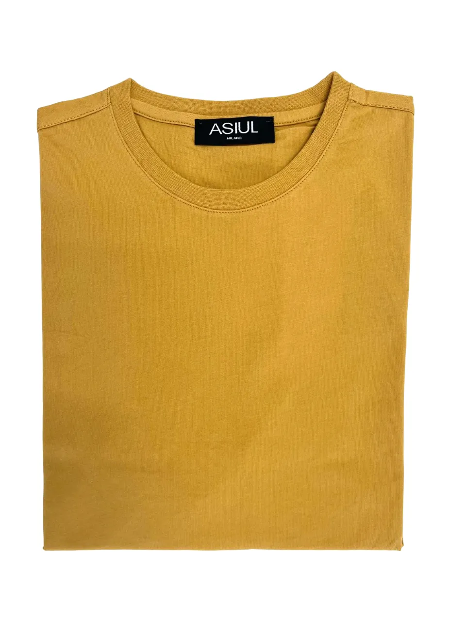T-SHIRT SENAPE IN COTONE