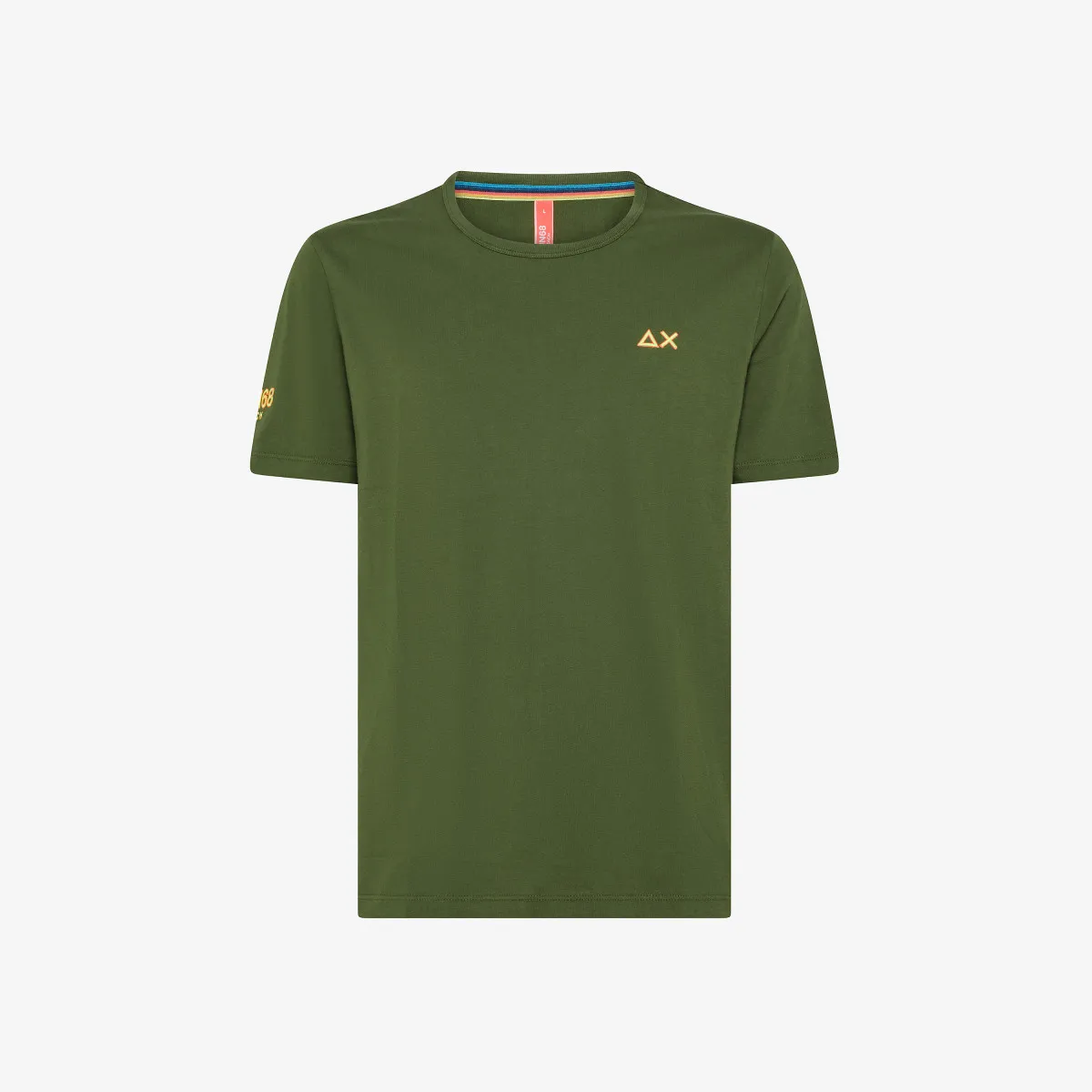 T-SHIRT SUN68 BEACH LOGO S/S VERDE SCURO