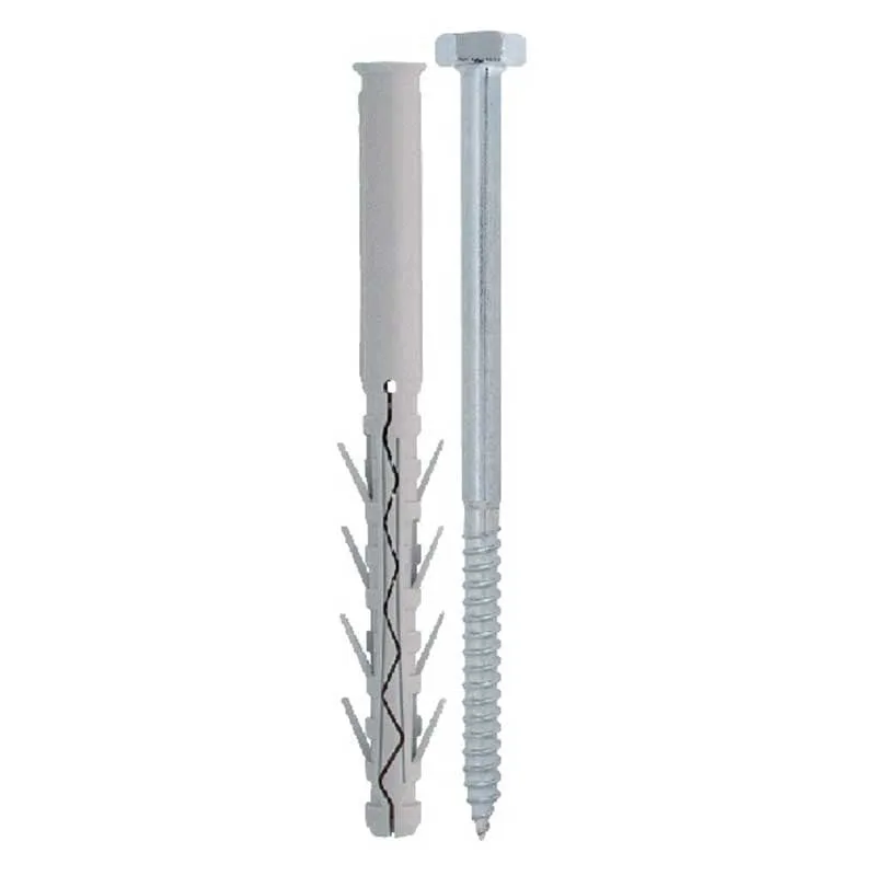 Tasselli In Nylon 8 x 100 mm Con Viti TUP4 Friulsider 50 Pz 