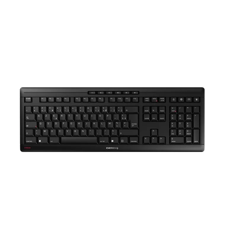 Tastiera Nero Wireless USB, Wireless Cherry, AZERTY (Francia) Standard