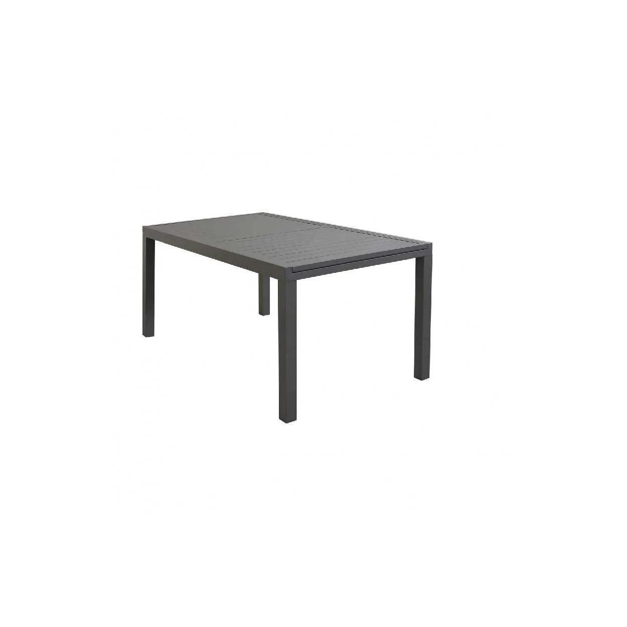 Tavolo da esterno allungabile da giardino in alluminio Formentera da 160cm a 240cm Taupe