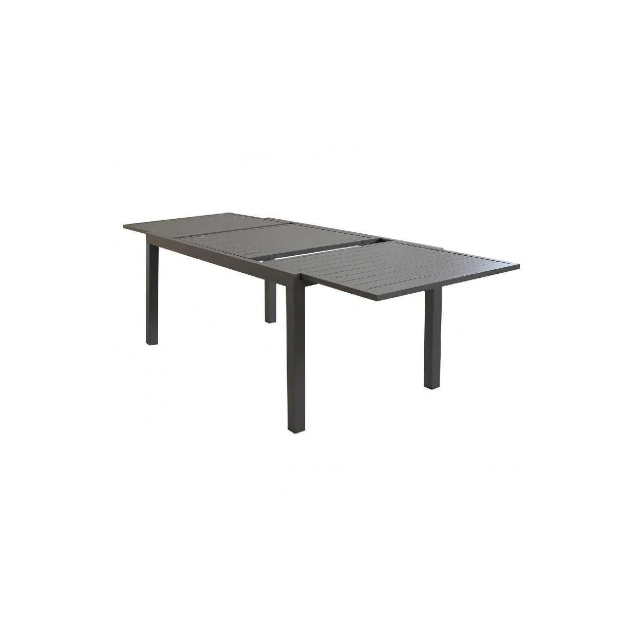 Tavolo da esterno allungabile da giardino in alluminio Formentera da 160cm a 240cm Taupe