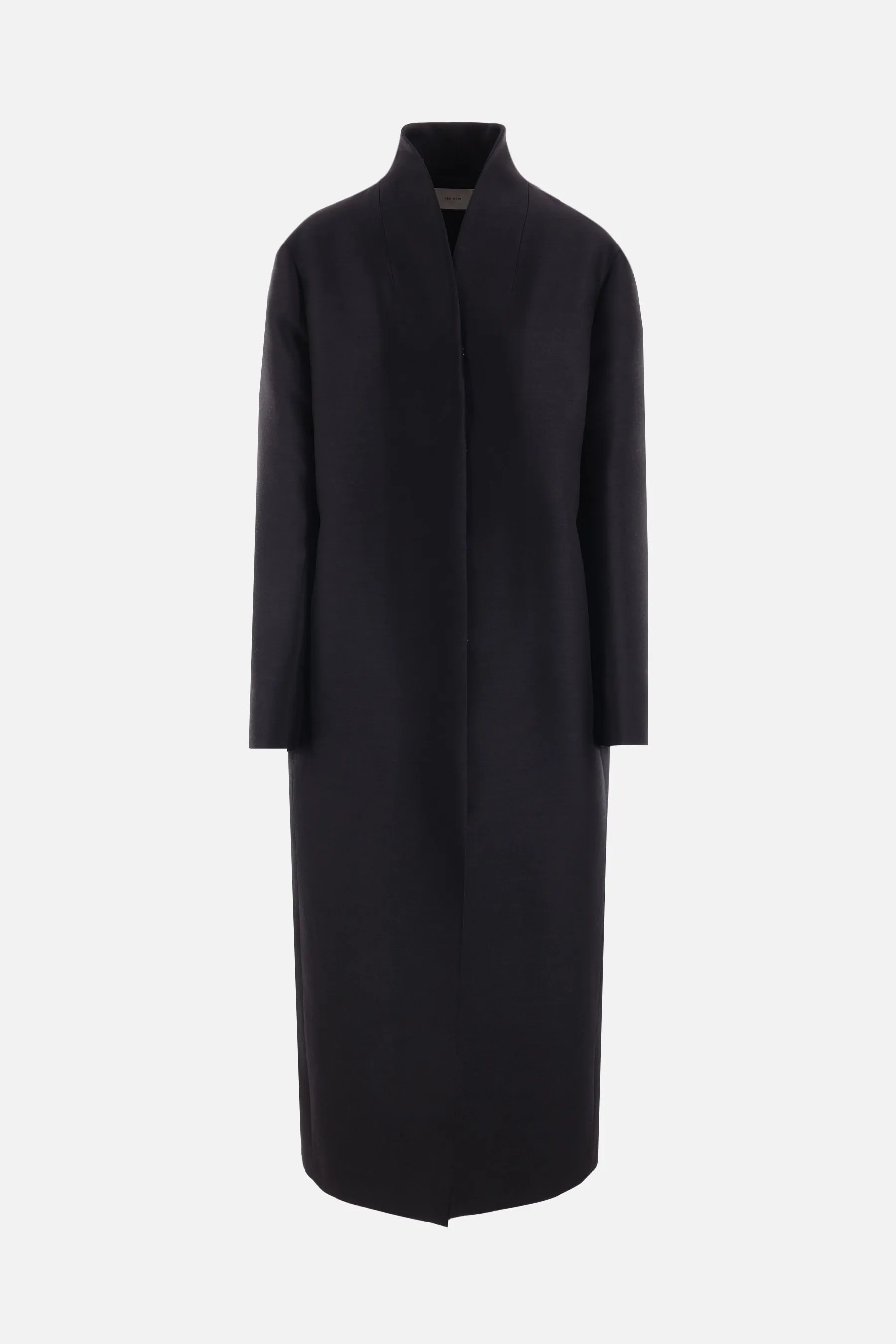  THE ROW cappotto monopetto Egle in lana e seta 