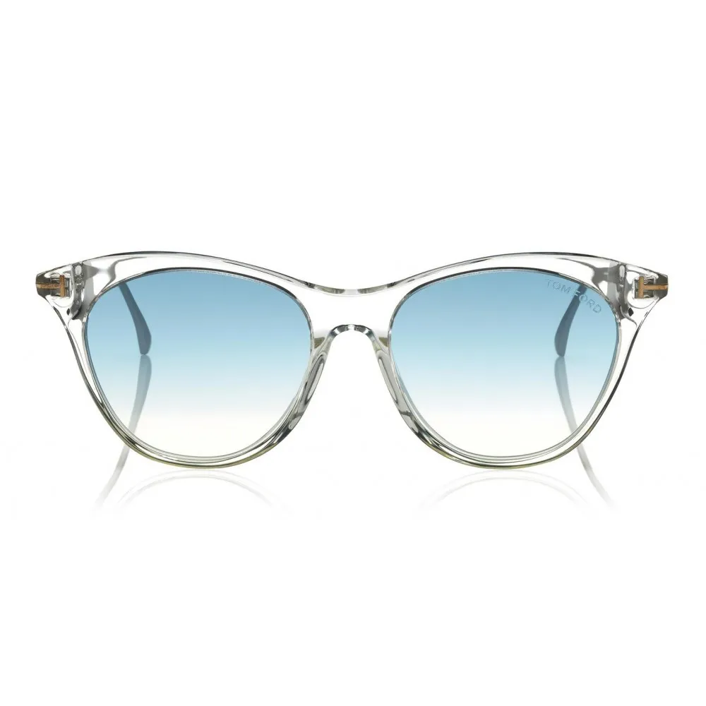 Tom Ford - Micaela Sunglasses - Occhiali da Sole Cat Eye in Acetato - FT0662 - Trasparente  - Tom Ford Eyewear