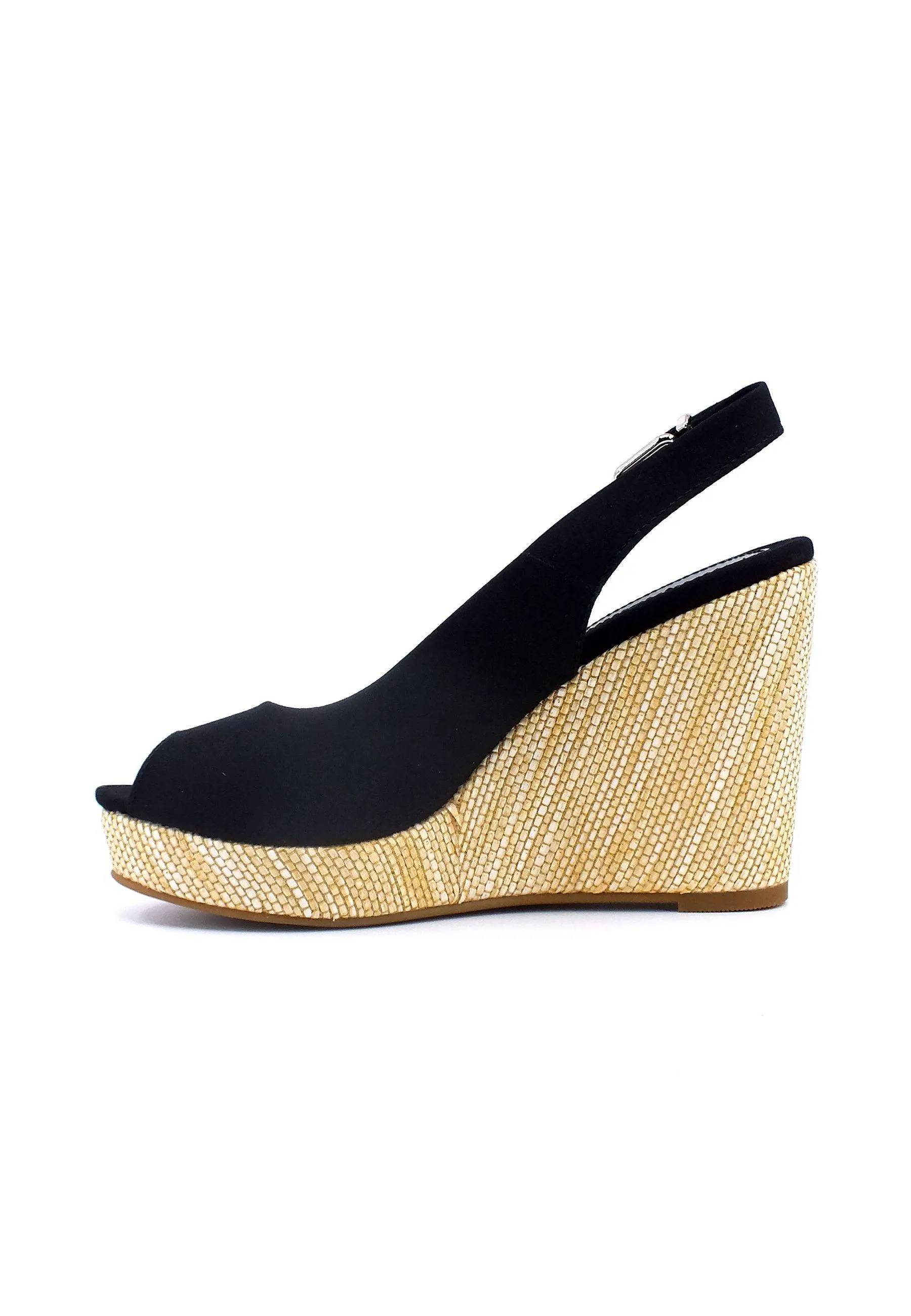 TOMMY HILFIGER Iconic Elena Sandalo Zeppa Donna Black FW0FW4789