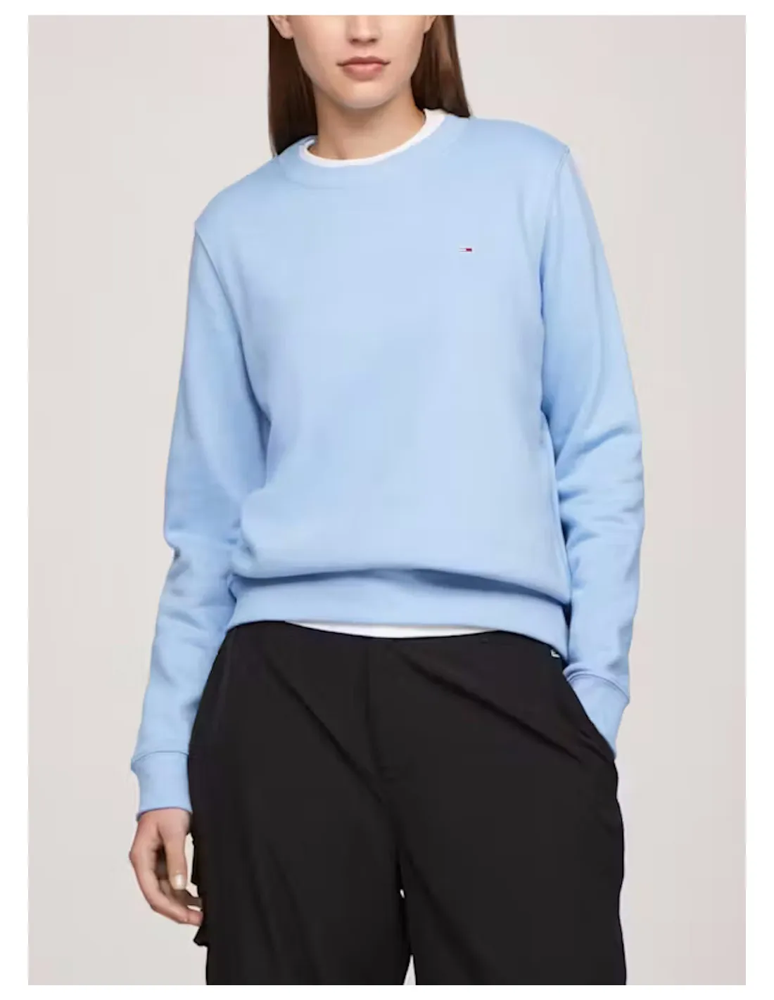 TOMMY JEANS MAGLIA DONNA  REG S FLAG CREW
