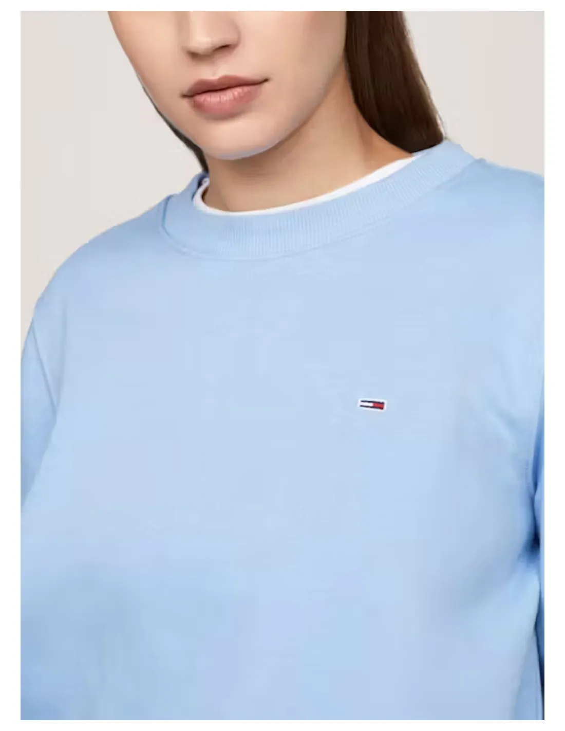 TOMMY JEANS MAGLIA DONNA  REG S FLAG CREW