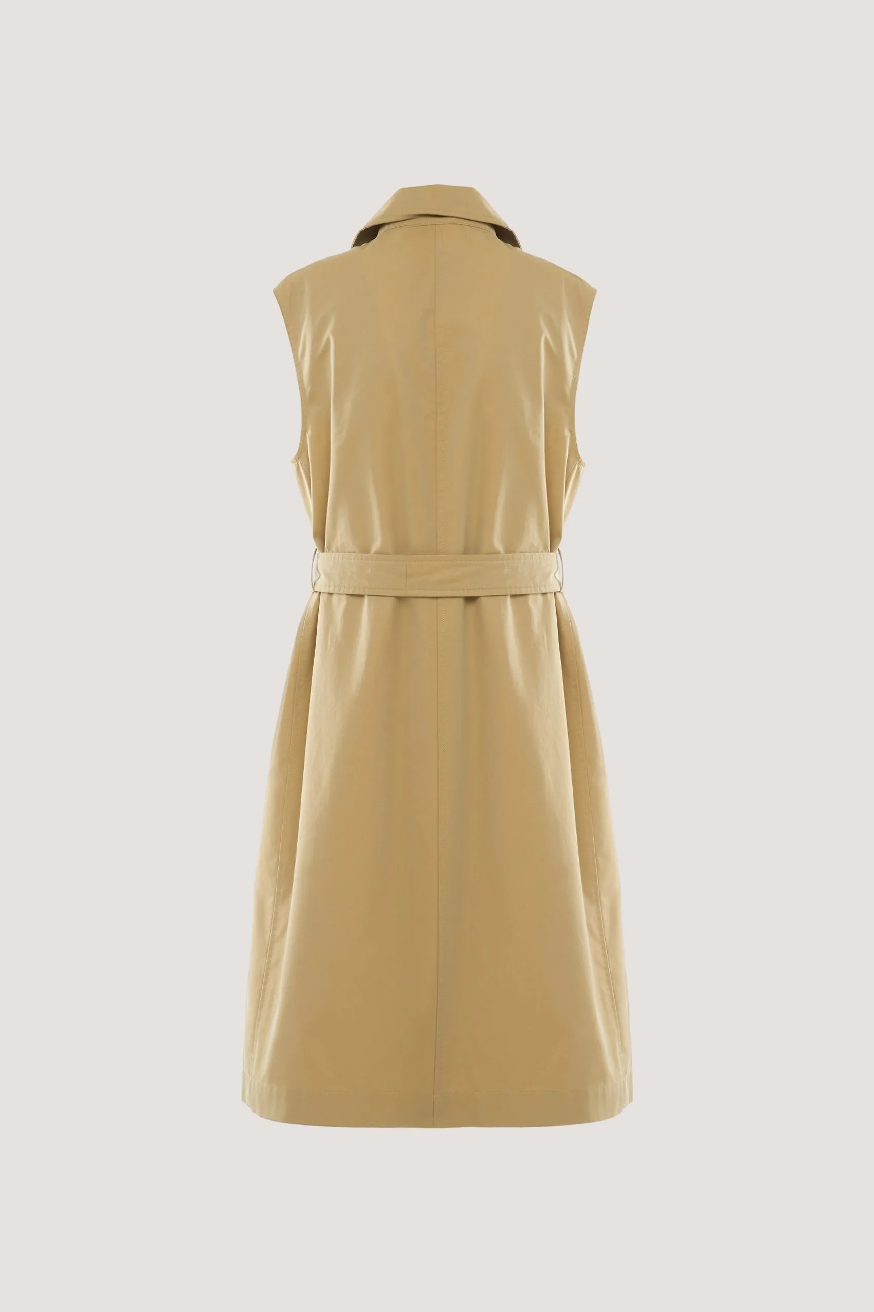 Trench fantasia etnica con gilet 