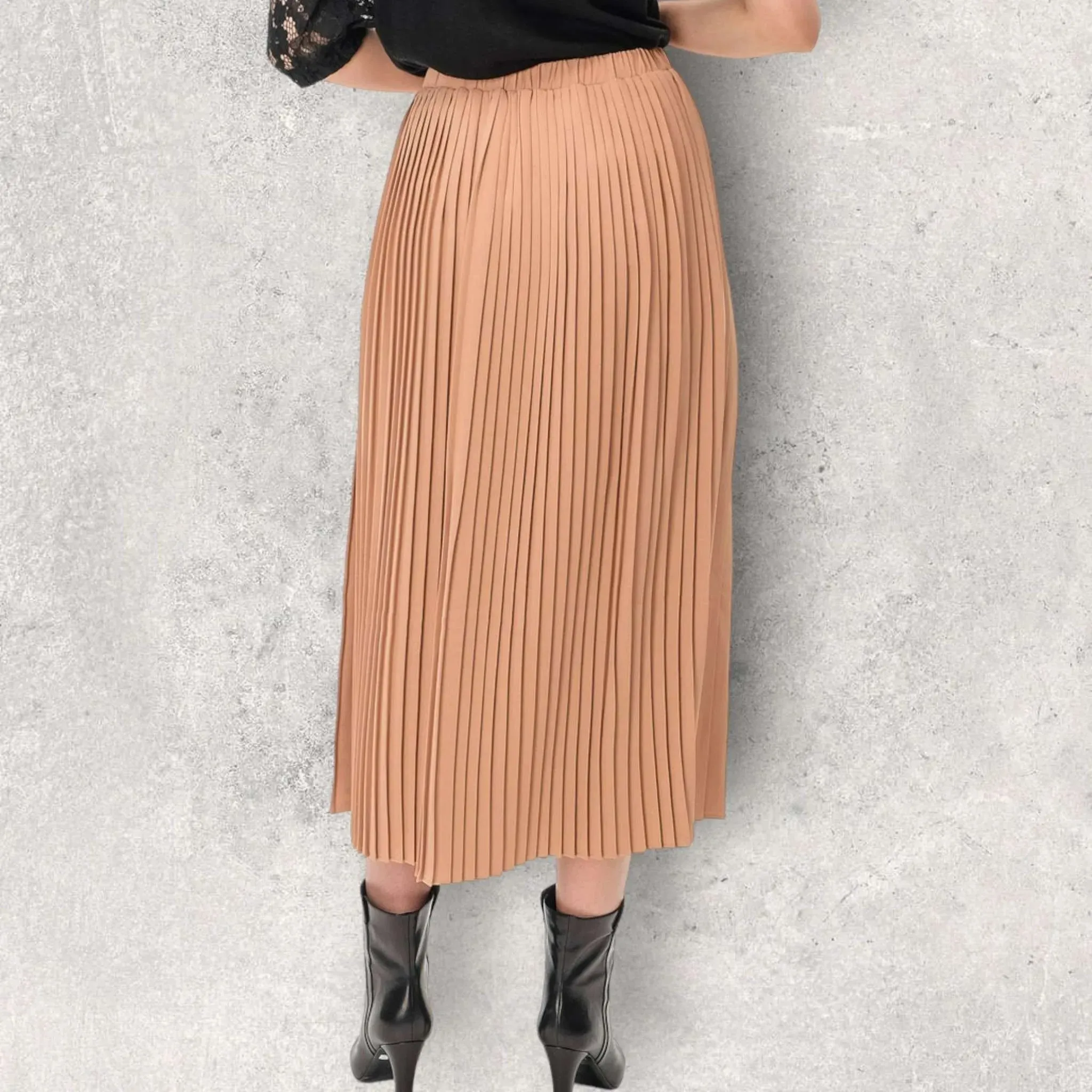Twinset – Gonna plissettata con spacco
