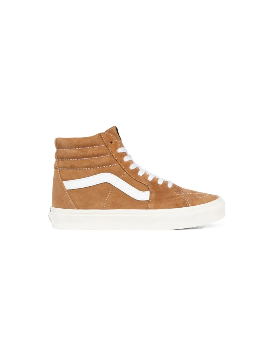 Vans Ua Sk8-hi Pig Suede Brown Sugar / Snow White