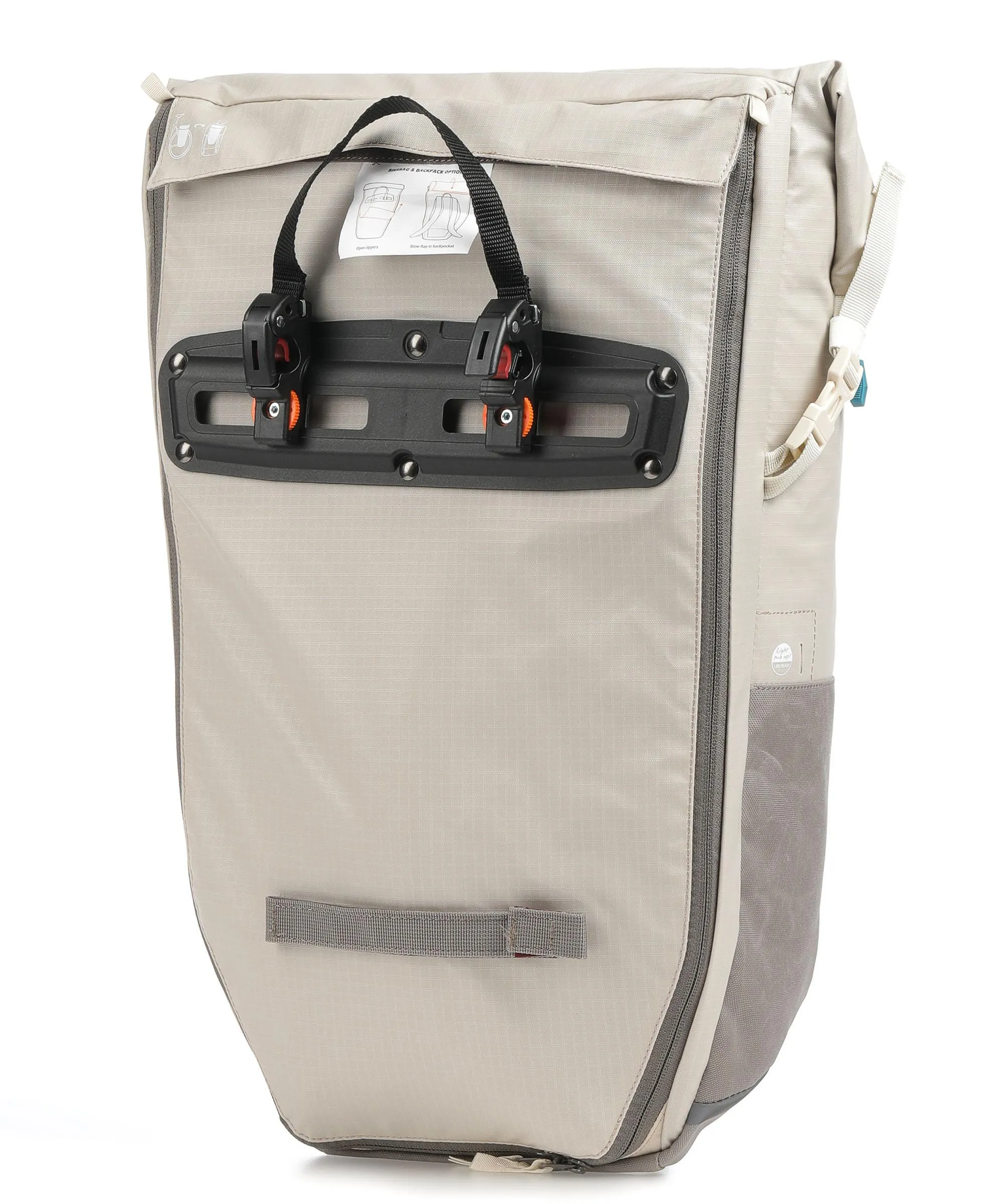  Vaude CityGo Bike 23 Borsa per portapacchi 15″ poliestere riciclato beige  