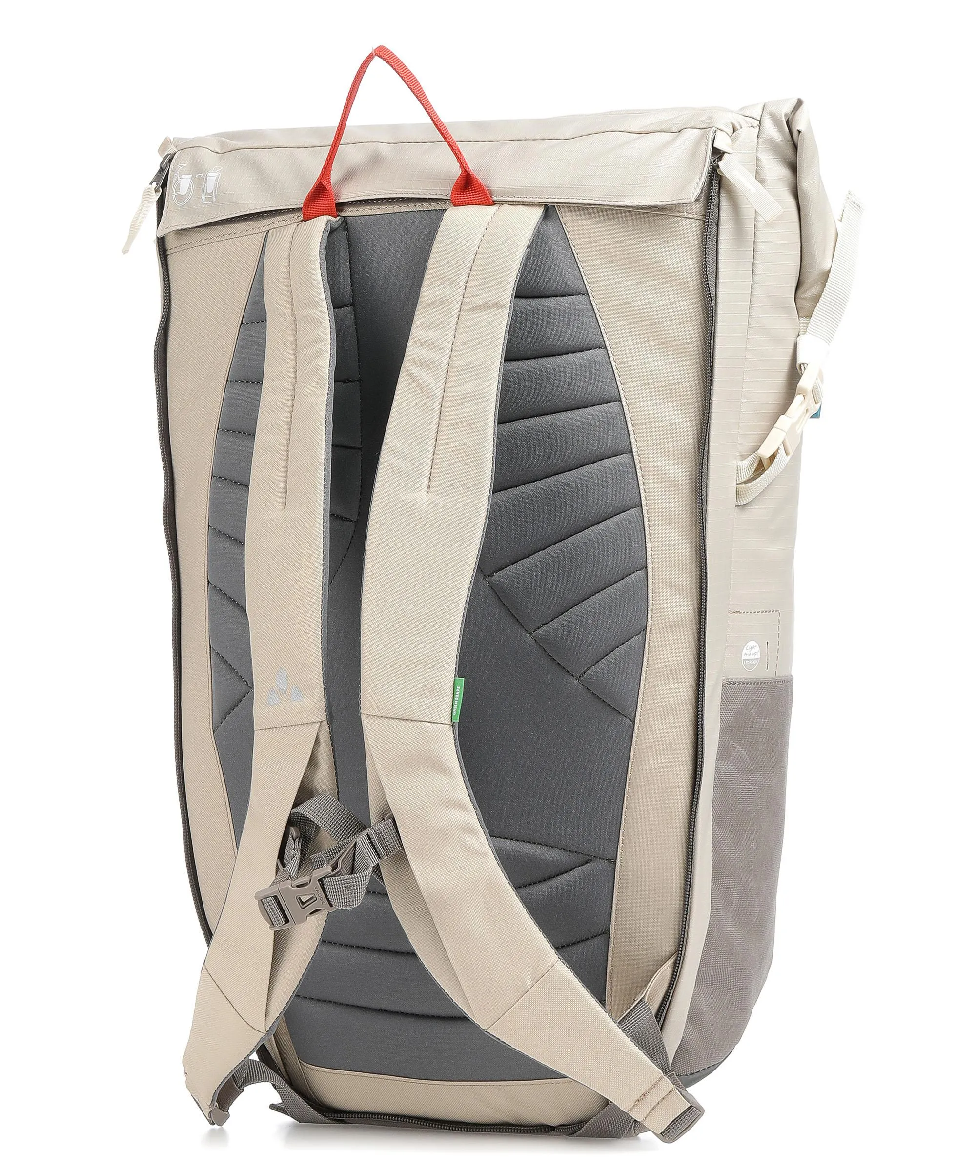  Vaude CityGo Bike 23 Borsa per portapacchi 15″ poliestere riciclato beige  