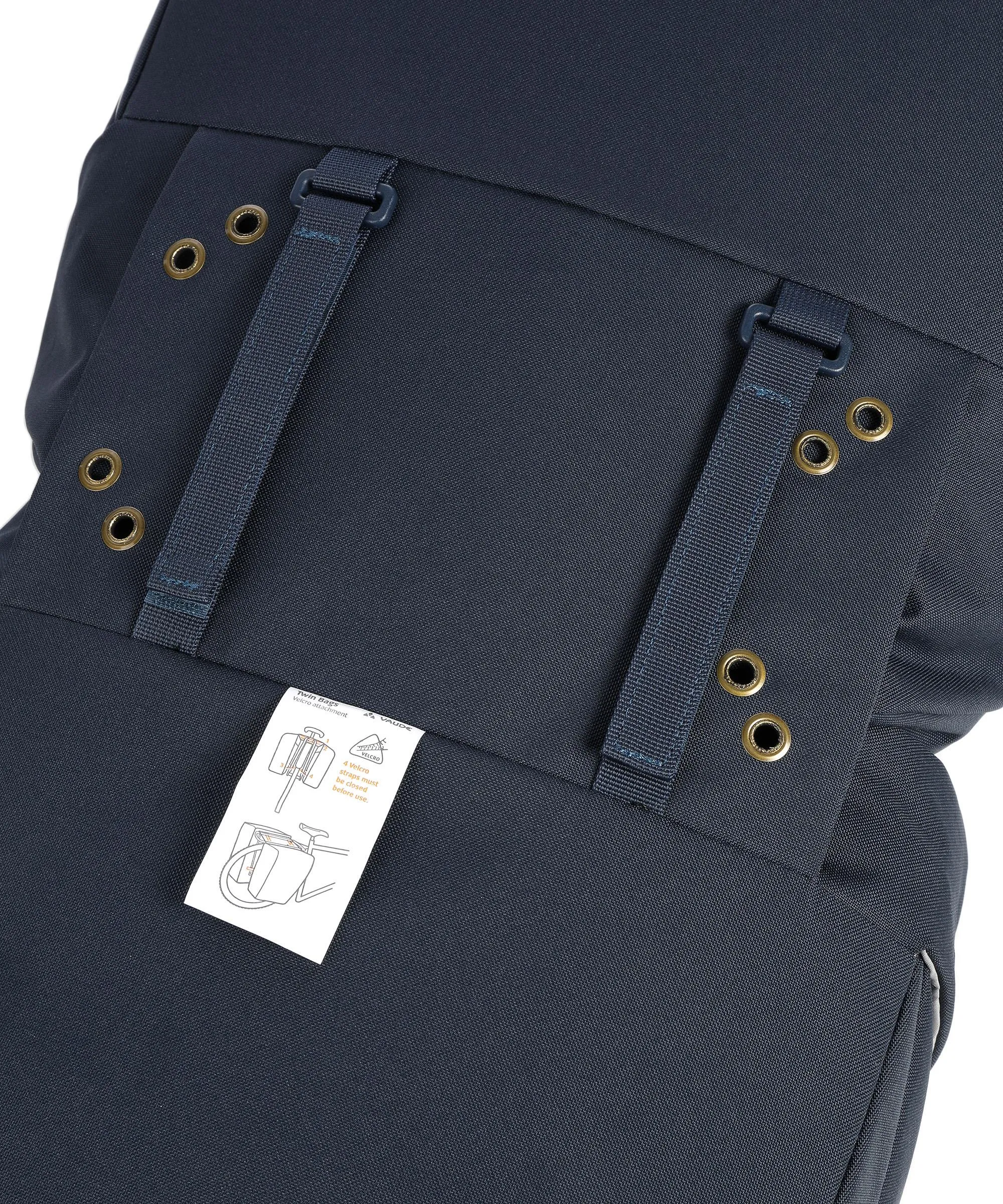  Vaude Urban TwinRoadster Borsa per portapacchi poliestere riciclato blu scuro  