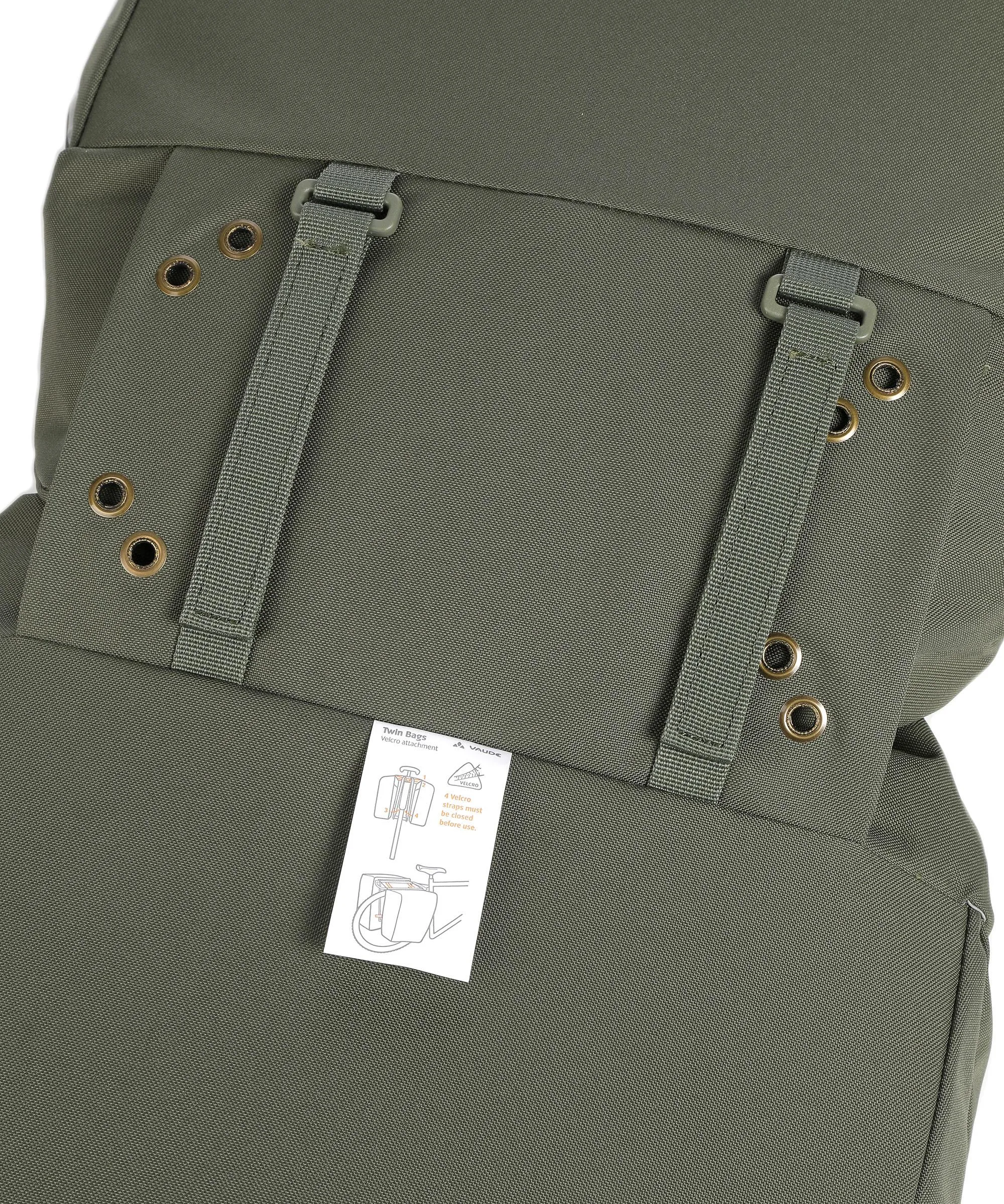  Vaude Urban TwinRoadster Borsa per portapacchi poliestere riciclato cachi  