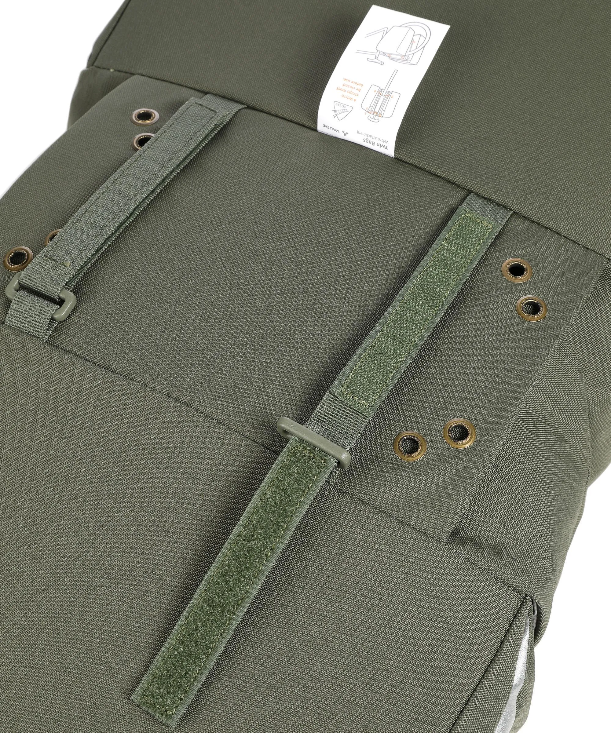  Vaude Urban TwinRoadster Borsa per portapacchi poliestere riciclato cachi  