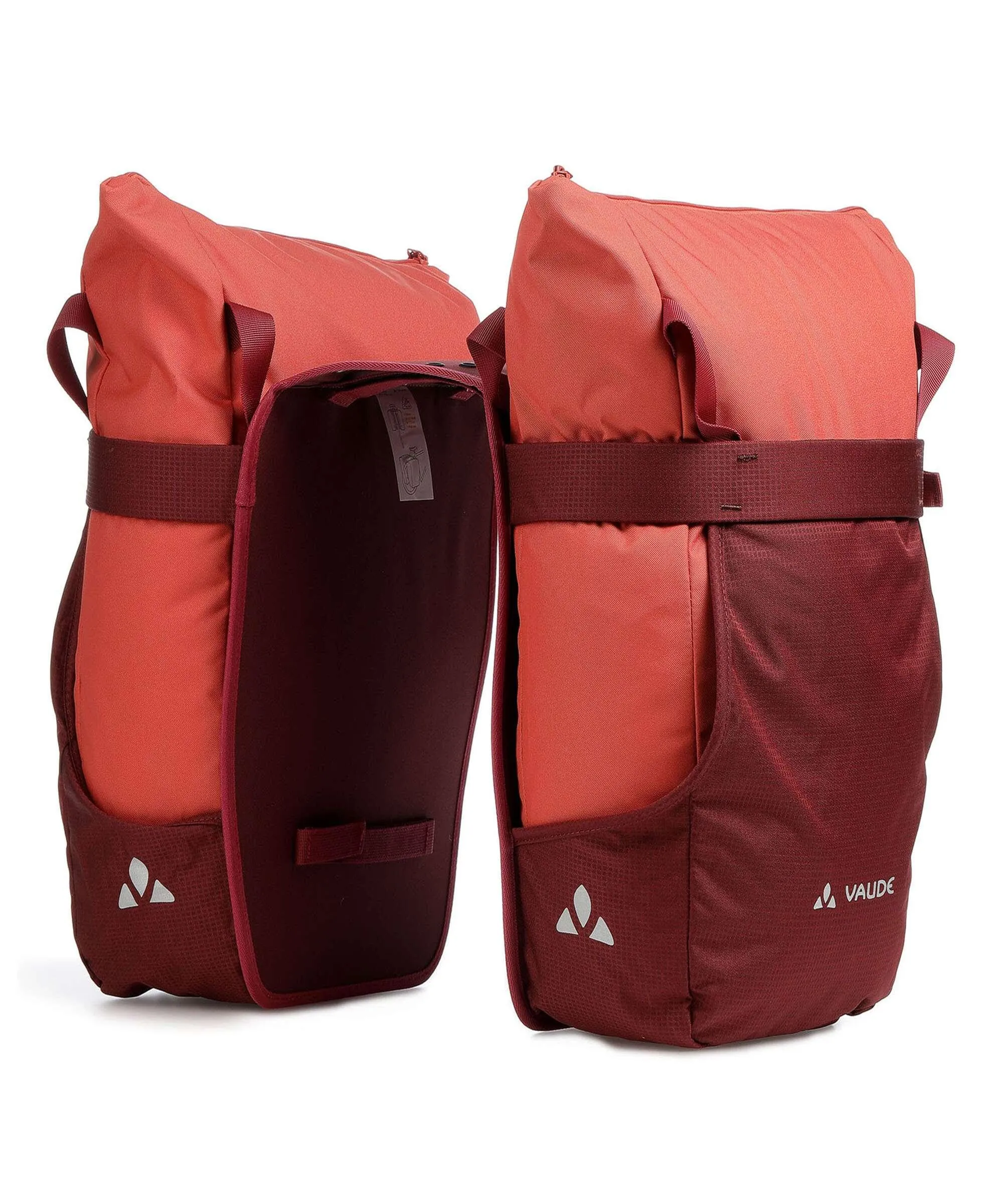  Vaude Urban TwinShopper Borsa per portapacchi poliestere riciclato rosso  