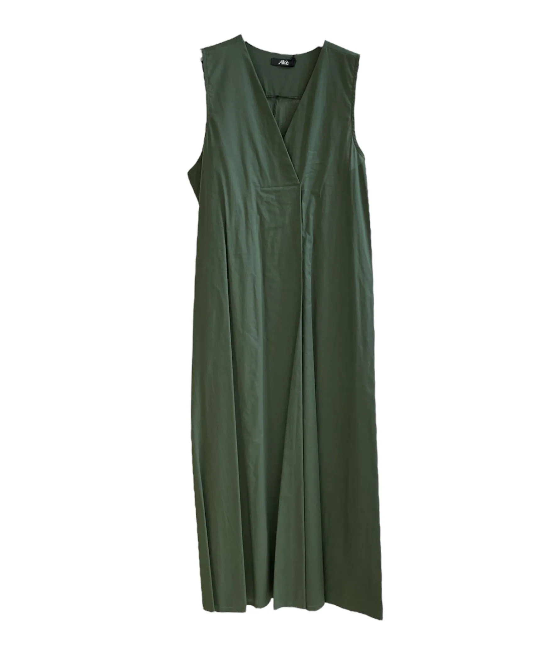 Vestito donna cotone BD3098 verde militare